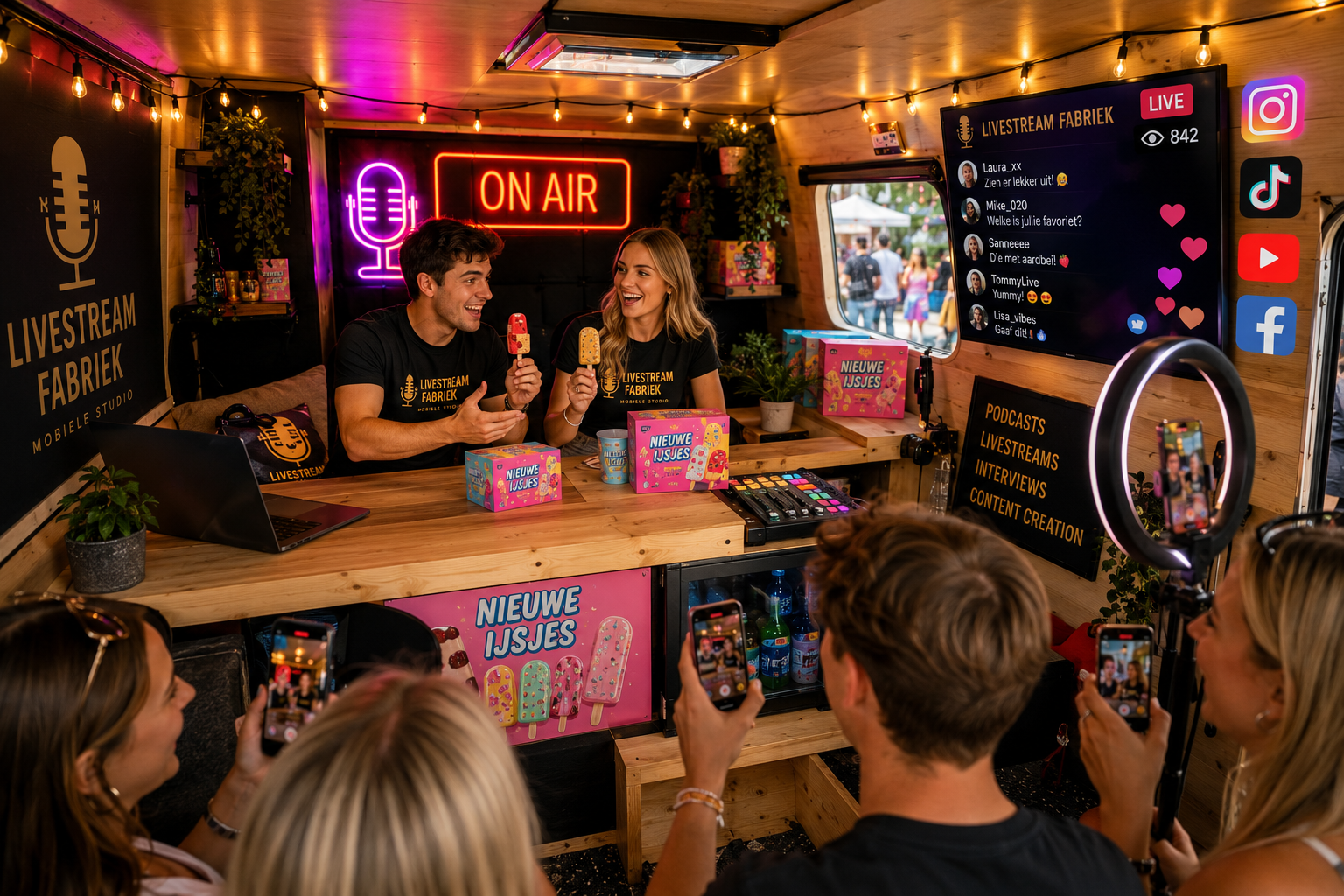 Livestreamfabriek Productactivatie
